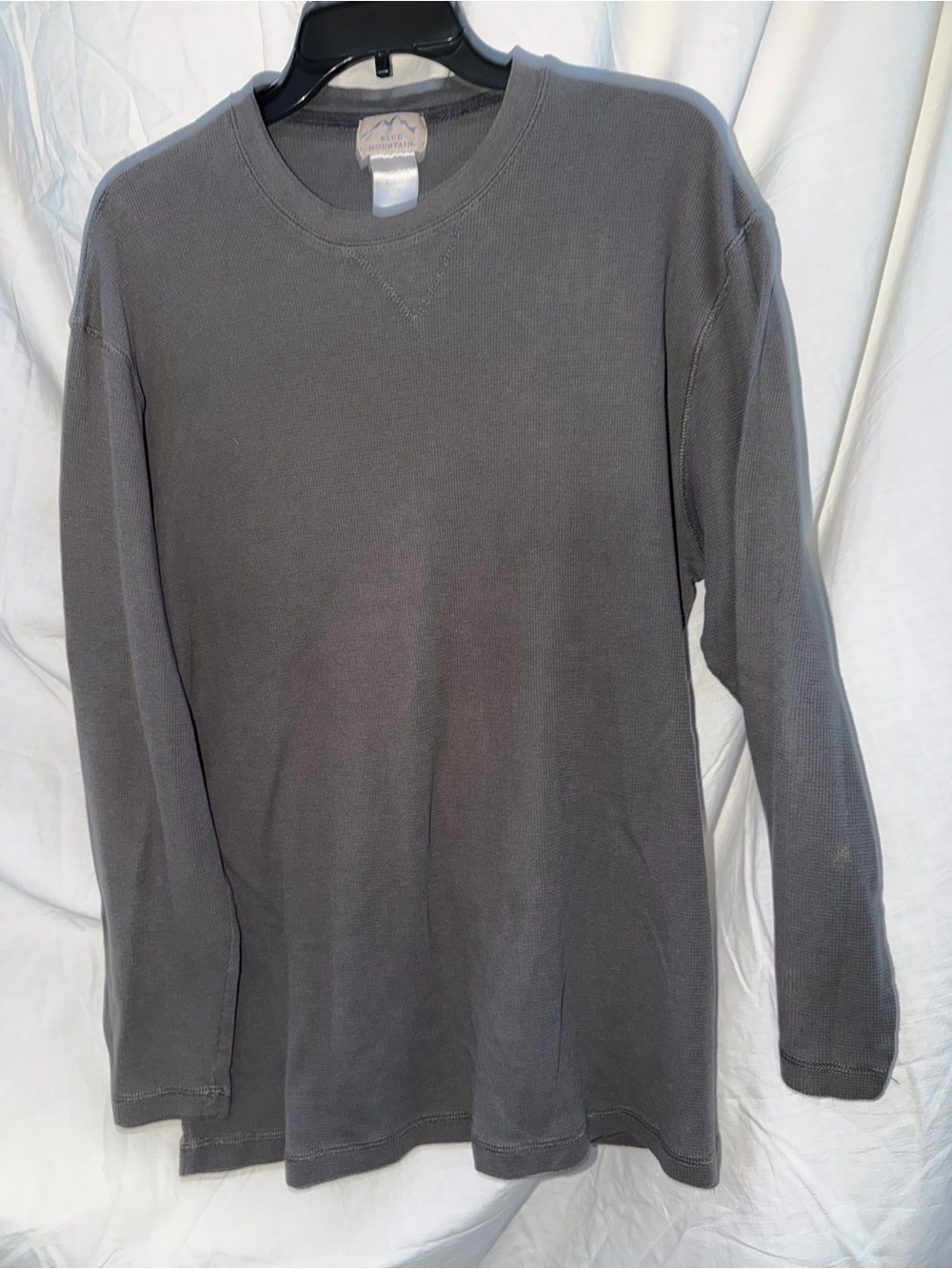Men's Crewneck Thermal Sweater - Gray
